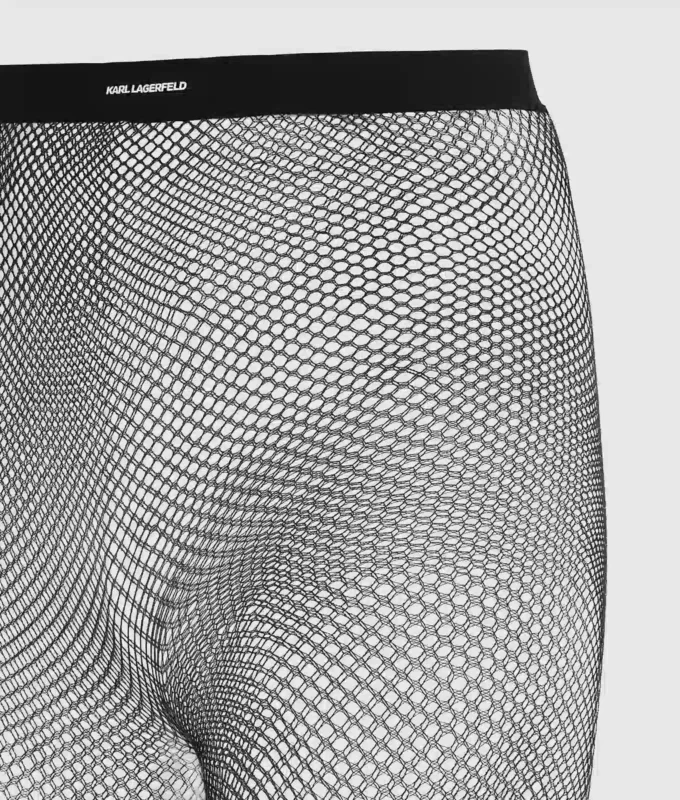Strumpfhose mit Logo-Strasssteinen Strumpfhose mit Logo-Strasssteinen