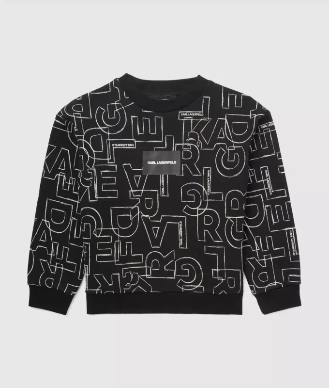 Sweatshirt für Jungen mit Allover-Print
