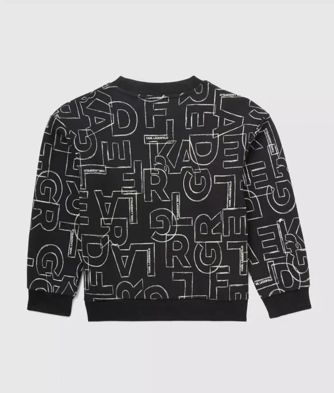 Sweatshirt für Jungen mit Allover-Print