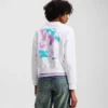 SWEATSHIRT MIT BLUMENMUSTER SWEATSHIRT MIT BLUMENMUSTER