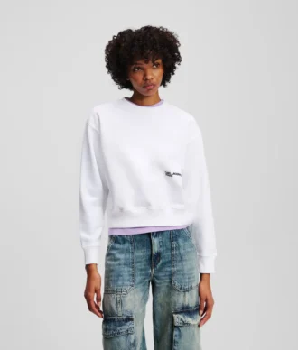 SWEATSHIRT MIT BLUMENMUSTER