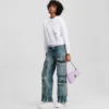 SWEATSHIRT MIT BLUMENMUSTER SWEATSHIRT MIT BLUMENMUSTER