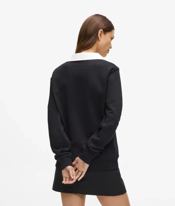 Sweatshirt mit charakteristischem Kragen Sweatshirt mit charakteristischem Kragen