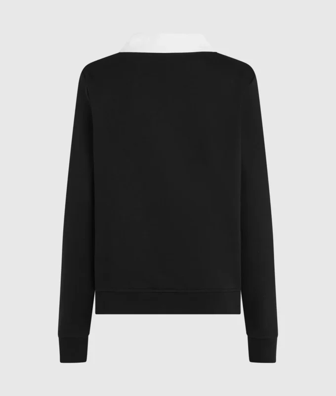 Sweatshirt mit charakteristischem Kragen Sweatshirt mit charakteristischem Kragen