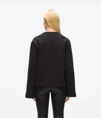 Sweatshirt mit charakteristischem Saum Sweatshirt mit charakteristischem Saum