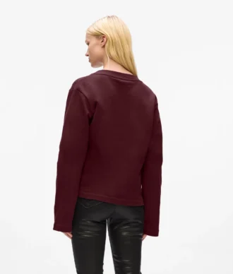 Sweatshirt mit charakteristischem Saum