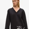 Sweatshirt mit charakteristischem Saum Sweatshirt mit charakteristischem Saum