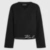 Sweatshirt mit charakteristischem Saum Sweatshirt mit charakteristischem Saum