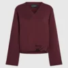 Sweatshirt mit charakteristischem Saum Sweatshirt mit charakteristischem Saum