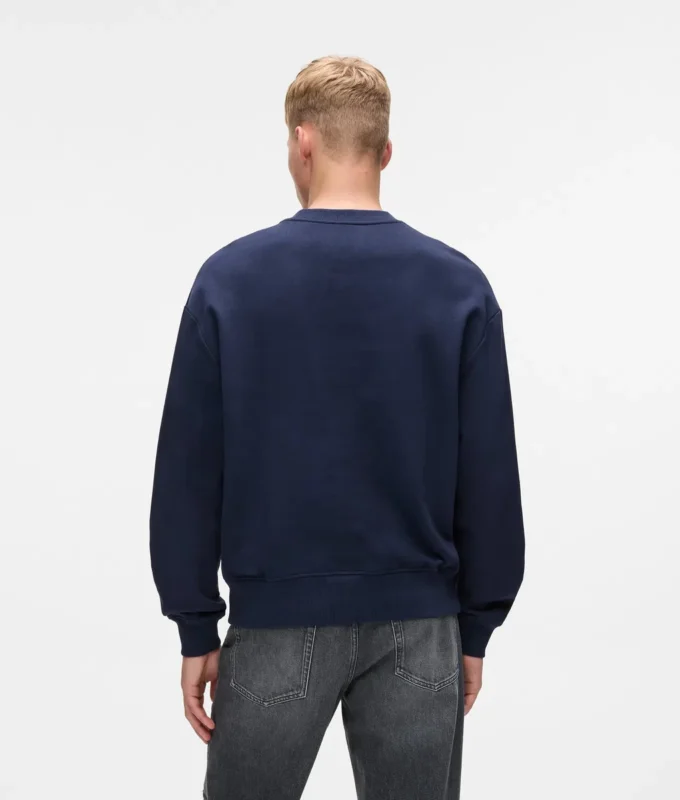 Sweatshirt mit geprägtem Monogramm Sweatshirt mit geprägtem Monogramm