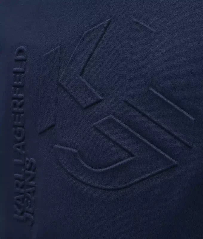 Sweatshirt mit geprägtem Monogramm Sweatshirt mit geprägtem Monogramm