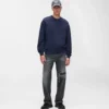 Sweatshirt mit geprägtem Monogramm Sweatshirt mit geprägtem Monogramm