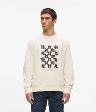 Sweatshirt mit grafischem Monogramm