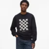 Sweatshirt mit grafischem Monogramm