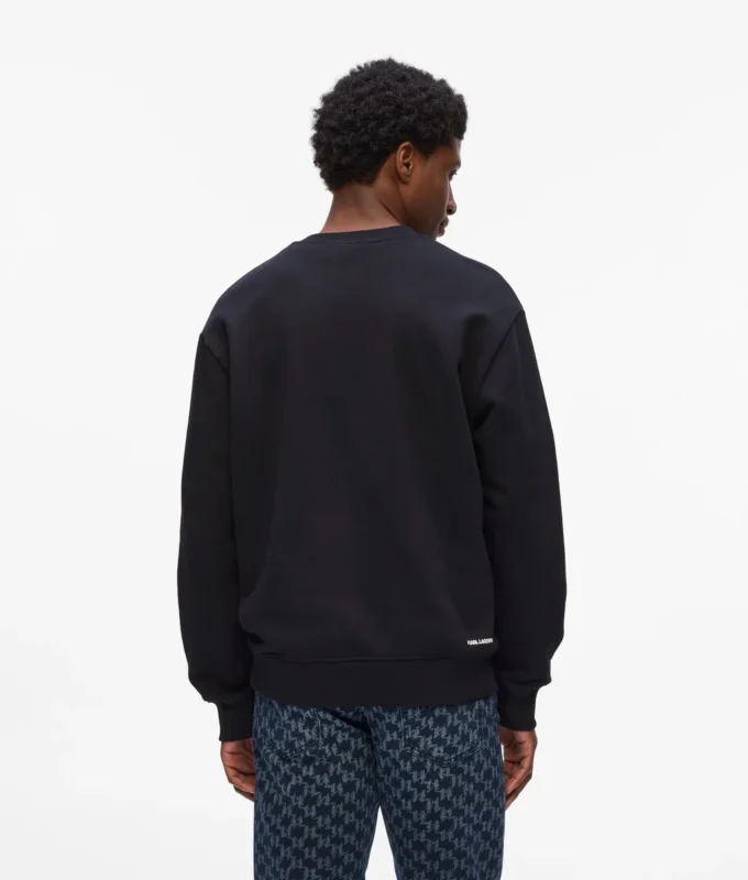 Sweatshirt mit grafischem Monogramm