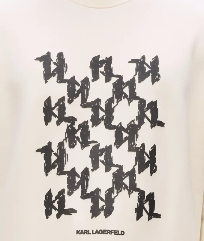 Sweatshirt mit grafischem Monogramm