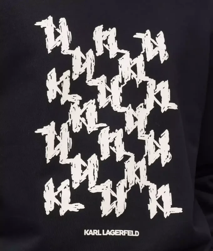 Sweatshirt mit grafischem Monogramm