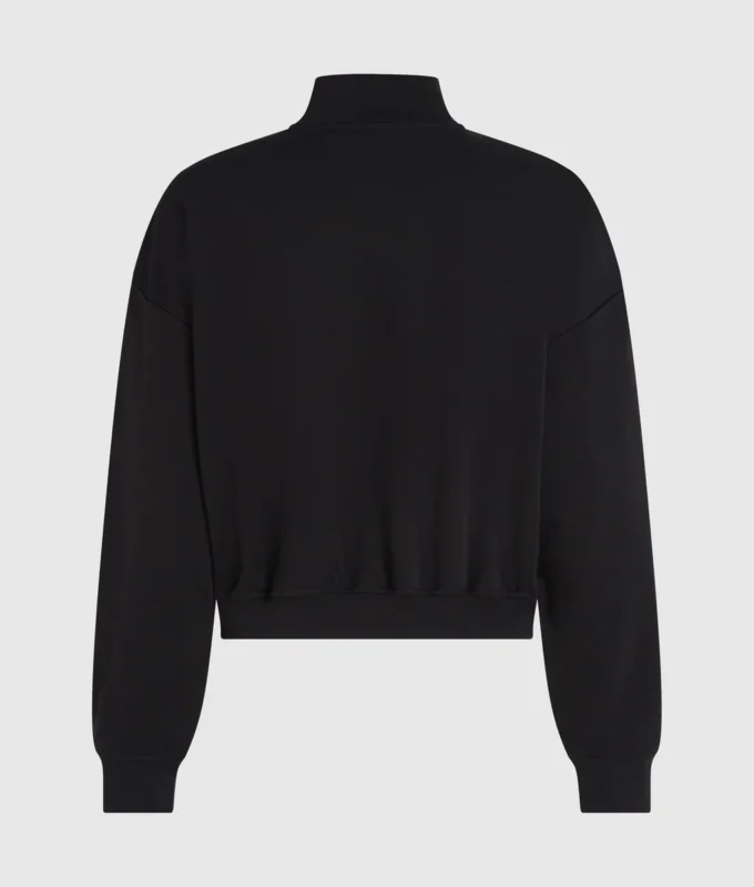 Sweatshirt mit halbem Reißverschluss Sweatshirt mit halbem Reißverschluss