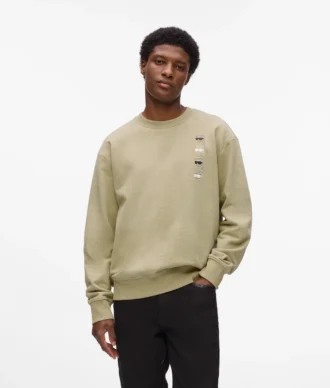 Sweatshirt mit Ikon-Print