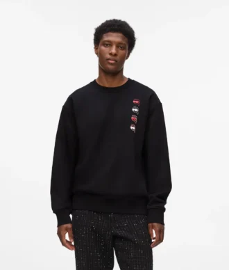 Sweatshirt mit Ikon-Print