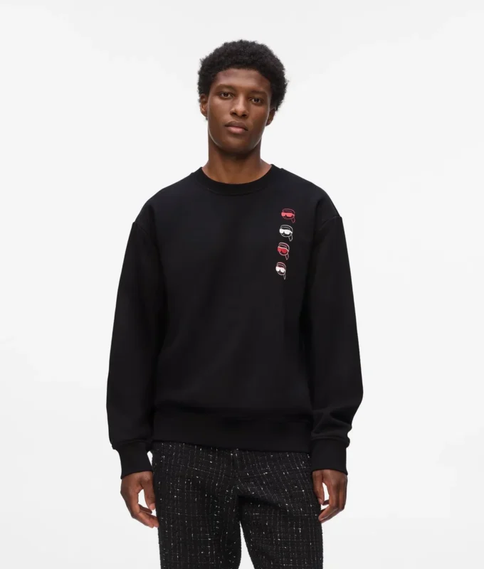 Sweatshirt mit Ikon-Print