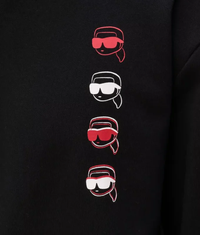Sweatshirt mit Ikon-Print