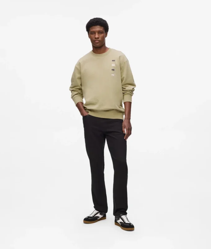 Sweatshirt mit Ikon-Print