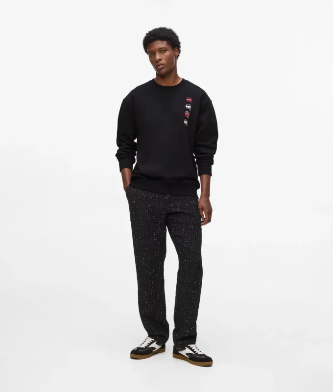 Sweatshirt mit Ikon-Print