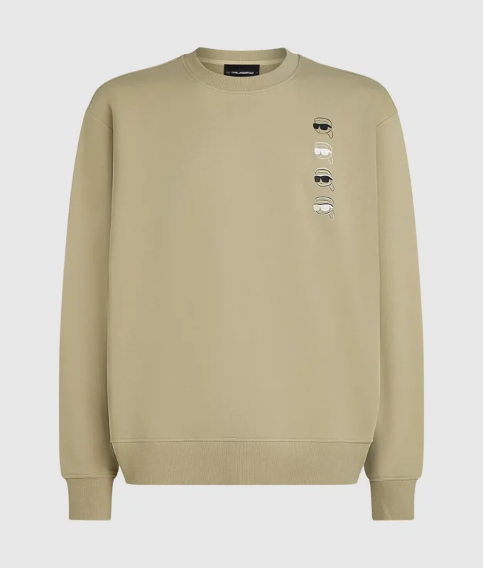 Sweatshirt mit Ikon-Print