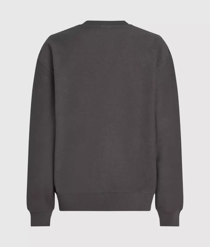 Sweatshirt mit Innenseite nach außen