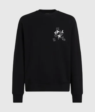 Sweatshirt mit Logo-Buchstaben