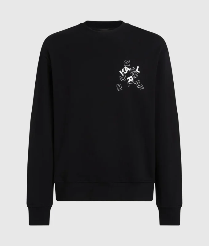 Sweatshirt mit Logo-Buchstaben Sweatshirt mit Logo-Buchstaben