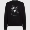Sweatshirt mit Logo-Buchstaben Sweatshirt mit Logo-Buchstaben
