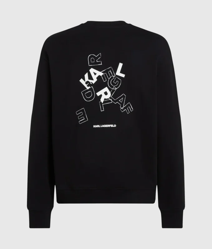 Sweatshirt mit Logo-Buchstaben Sweatshirt mit Logo-Buchstaben