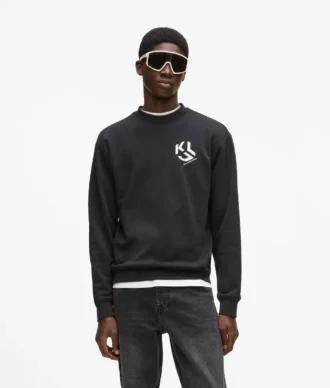 Sweatshirt mit Monogramm-Patch