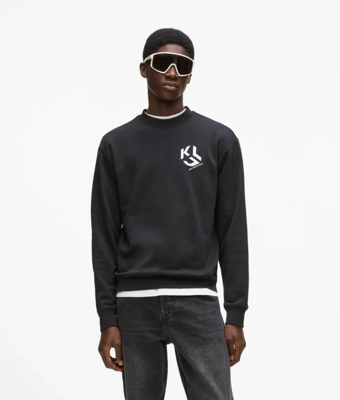 Sweatshirt mit Monogramm-Patch Sweatshirt mit Monogramm-Patch