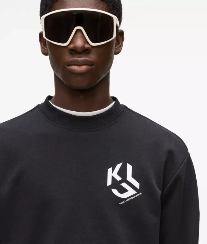 Sweatshirt mit Monogramm-Patch Sweatshirt mit Monogramm-Patch