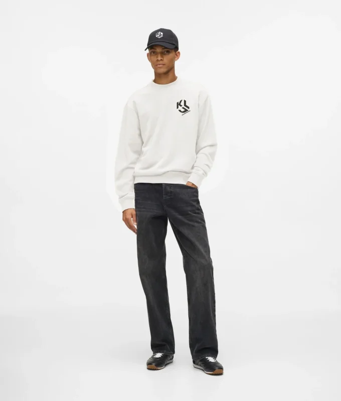 Sweatshirt mit Monogramm-Patch Sweatshirt mit Monogramm-Patch