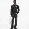 Sweatshirt mit Monogramm-Patch Sweatshirt mit Monogramm-Patch