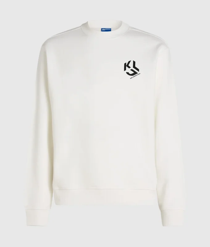 Sweatshirt mit Monogramm-Patch Sweatshirt mit Monogramm-Patch