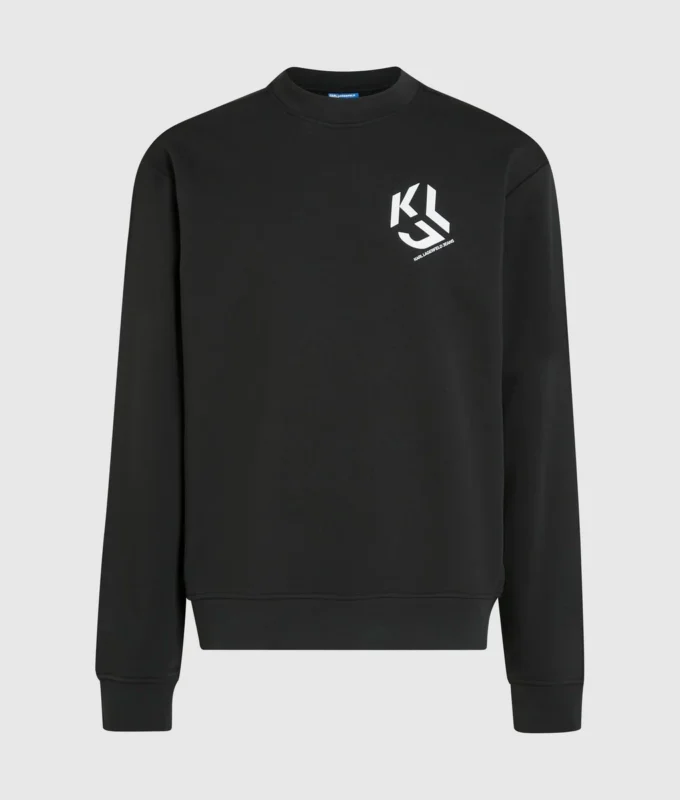 Sweatshirt mit Monogramm-Patch Sweatshirt mit Monogramm-Patch