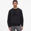 Sweatshirt mit Pailletten-Monogramm Sweatshirt mit Pailletten-Monogramm