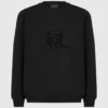 Sweatshirt mit Pailletten-Monogramm Sweatshirt mit Pailletten-Monogramm