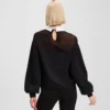SWEATSHIRT MIT POPLIN-KRAGEN SWEATSHIRT MIT POPLIN-KRAGEN