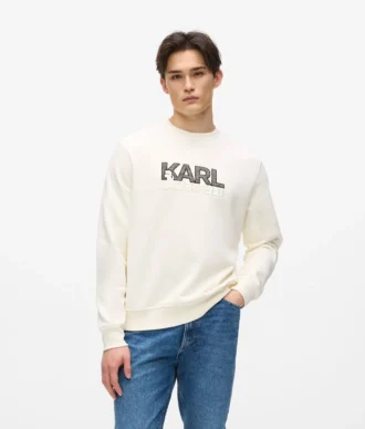 Sweatshirt mit Rundhalsausschnitt und Logo Sweatshirt mit Rundhalsausschnitt und Logo