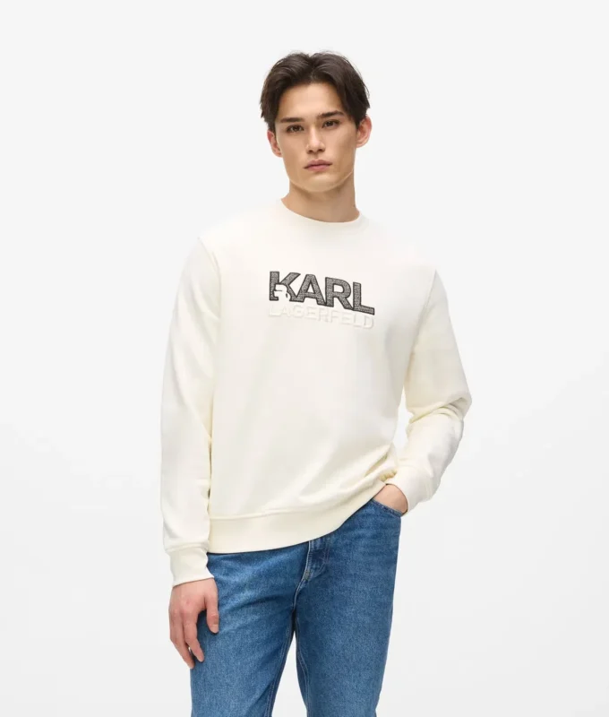Sweatshirt mit Rundhalsausschnitt und Logo Sweatshirt mit Rundhalsausschnitt und Logo