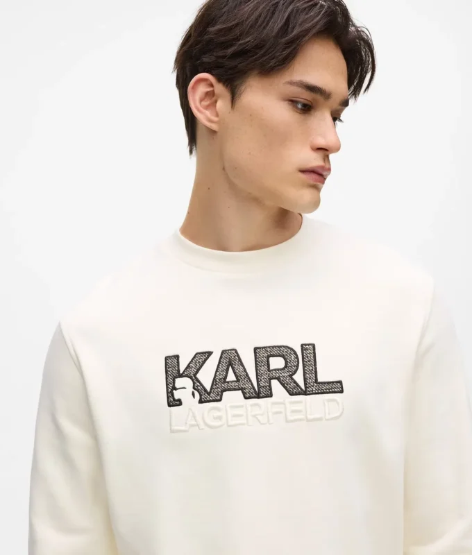 Sweatshirt mit Rundhalsausschnitt und Logo Sweatshirt mit Rundhalsausschnitt und Logo