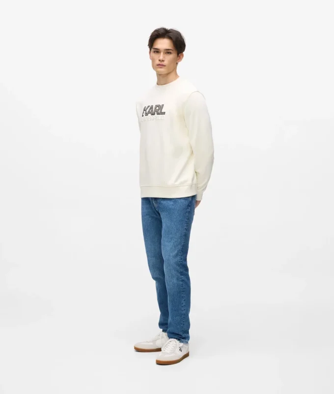 Sweatshirt mit Rundhalsausschnitt und Logo Sweatshirt mit Rundhalsausschnitt und Logo