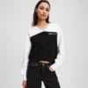 SWEATSHIRT MIT V-AUSSCHNITT SWEATSHIRT MIT V-AUSSCHNITT