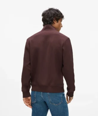 Sweatshirt mit Viertelreißverschluss Sweatshirt mit Viertelreißverschluss